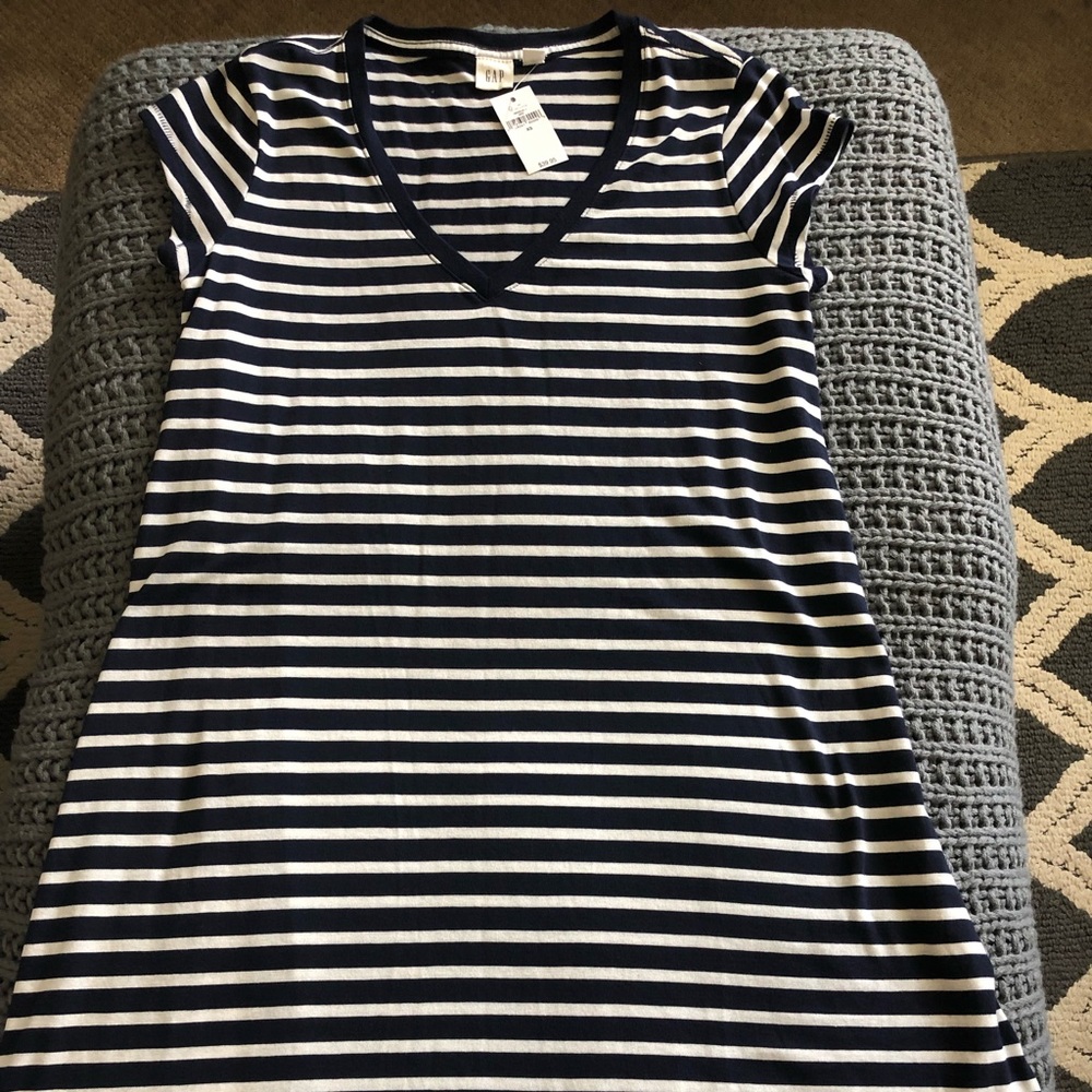 Gap Striped T Shirt Dress